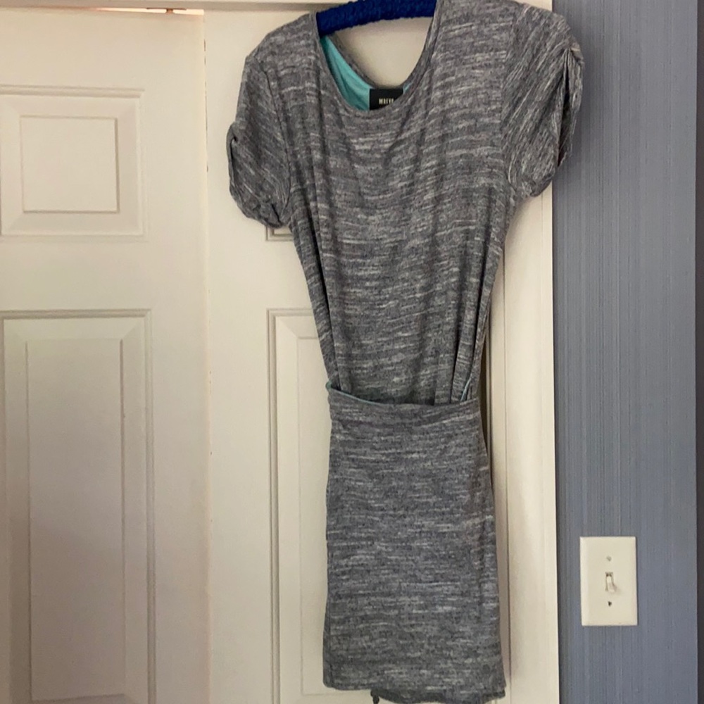 Anthropology T shirt wrap around dress